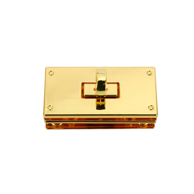 مستطيل الشكل حقيبة يد قفل الأجهزة الذهب حقيبة قفل الملحقات