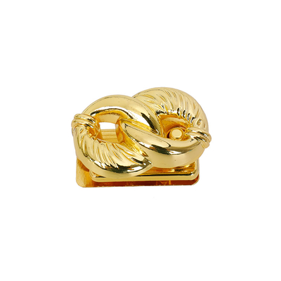 مشرق الذهب ملفوفة الحقيبة المعدنية قفل الملحقات الديكور المناسب لحقيبة اليد